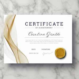 Certificate of Completion