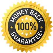 100% Money Back Guarantee Badge