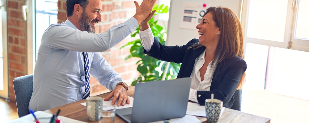 Frustrated team in meeting