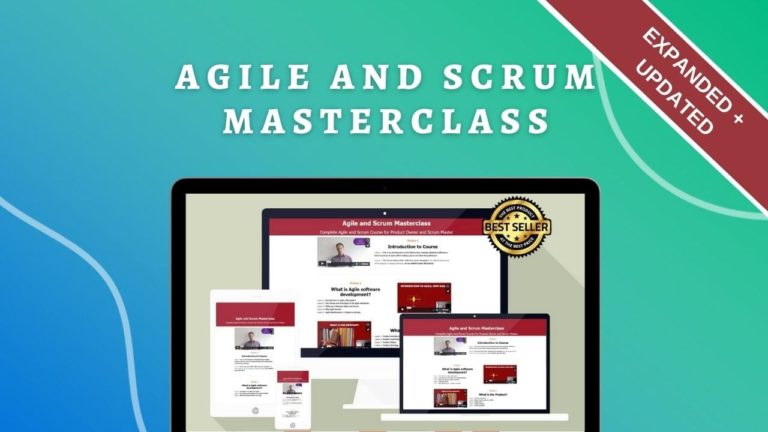 Agile and Scrum Masterclass Cover