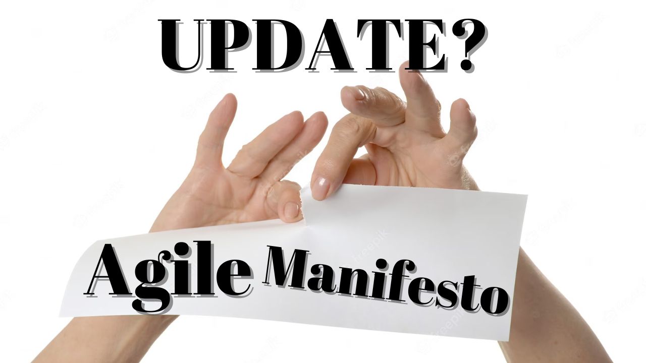 Image representing the Agile Manifesto's update in 2023, embracing evolution and innovation