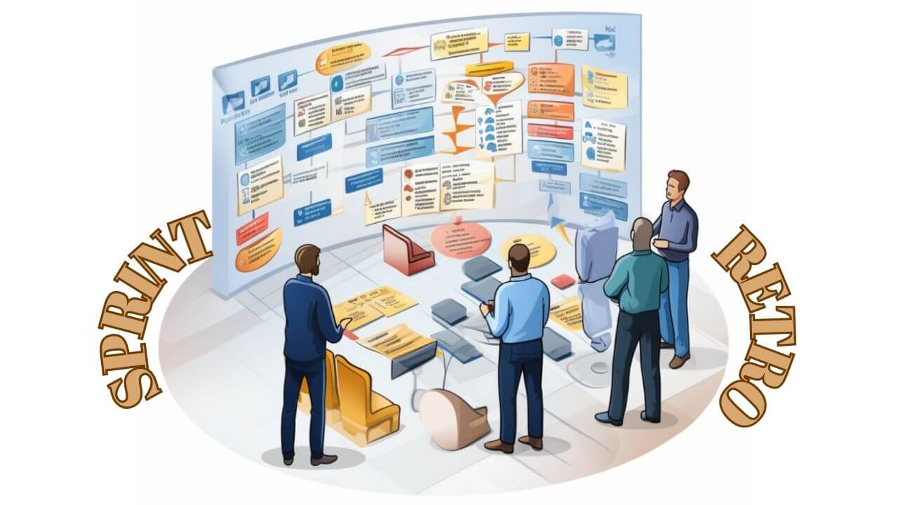 Image illustrating the Sprint Retrospective Meeting in Scrum