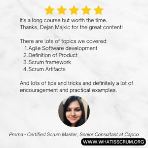 Scrum Course Review
