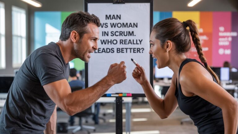 Man vs Woman in Scrum. Who Really Leads Better