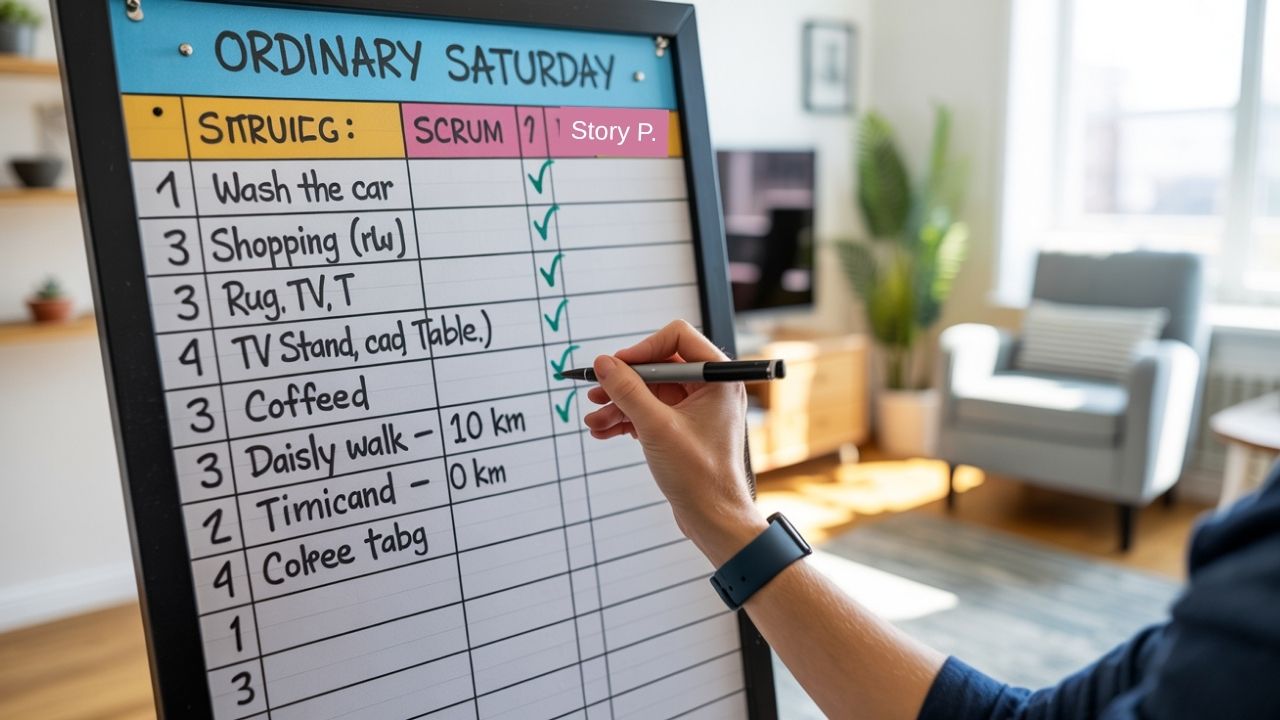 How Scrum Helped Me Organize an Ordinary Saturday. Scrum in daily life!