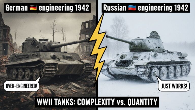 Have you watched T-34 or the slightly less accurate Fury - overengineering
