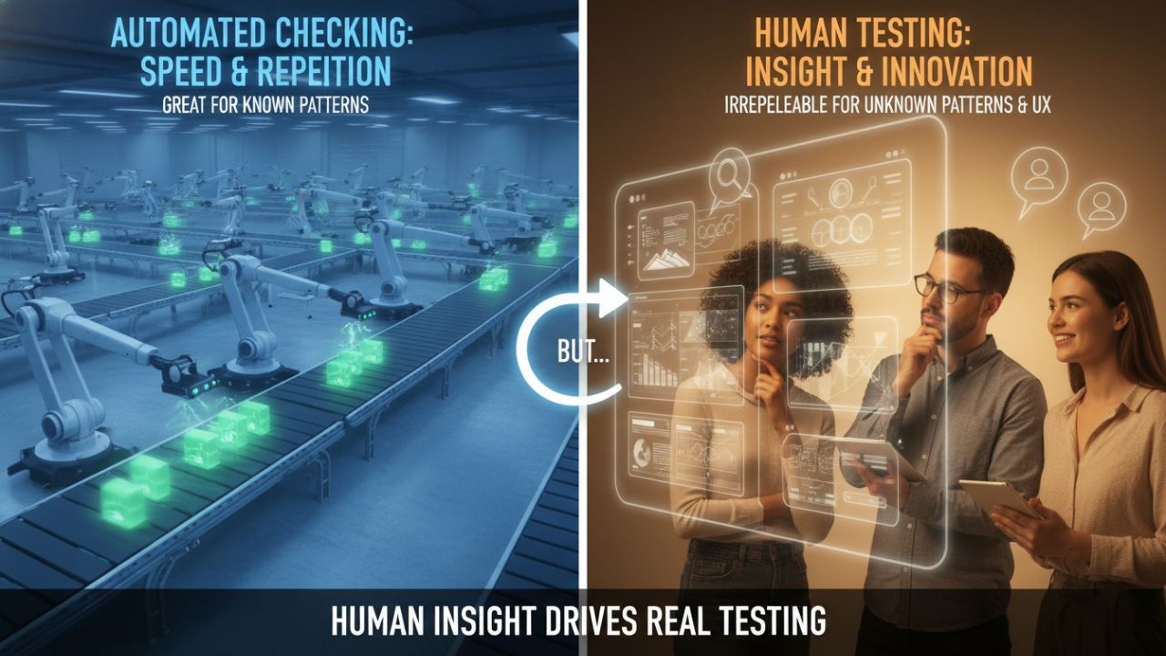 human testing vs automation